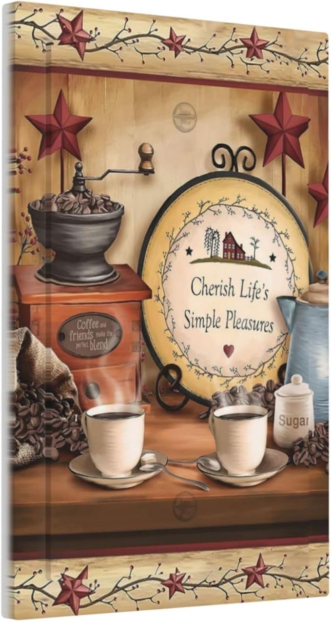 Country Life Kitchen Texas Star Decorative 1 Gang No Device Blank Wall Plate Bar Coffee Beans Cafe Cup Clock Oversize Electric Unused Receptacle Decorator/Gfci Light Outlets/Switches Face Plate Cover