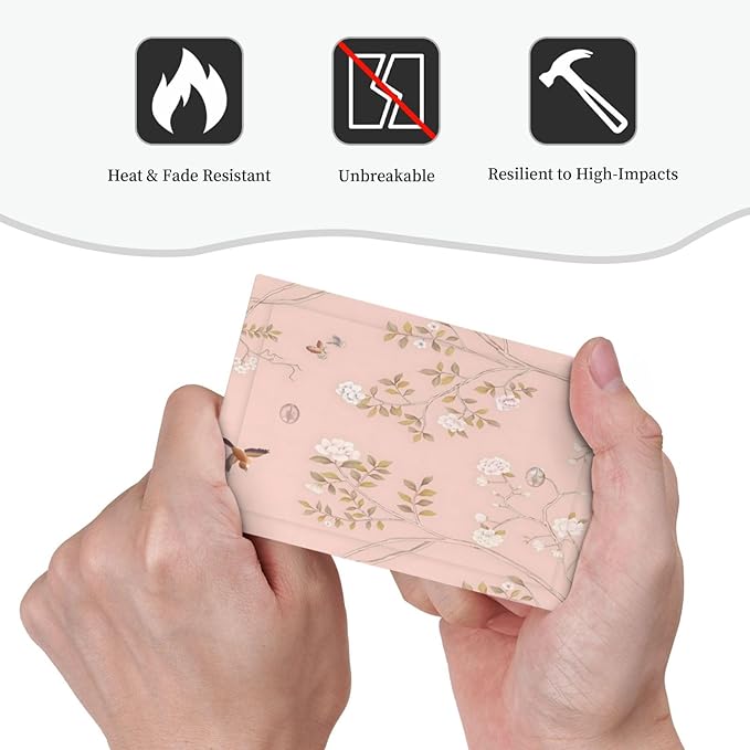 Pink Background Flowers Bird Butterflies Floral Light Switch Cover Plate 1 Gang No Device Blank Electrical Wall Plates Faceplate Decorative Switch Plate Covers for Bedroom Living Room Decor