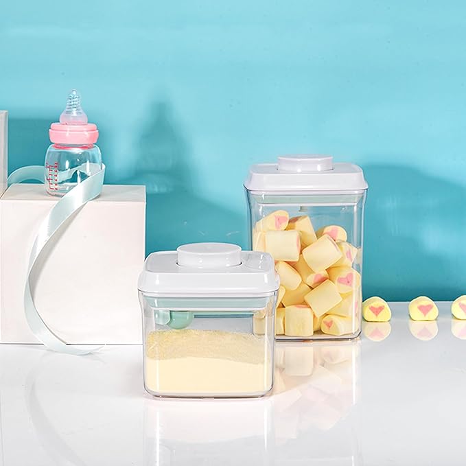 Formula Dispenser Container with Scoop 1500ML / 1.5QT Milk Powder BPA-Free Airtight 650g Formula Storage Container with Lids, BPA-Free Airtight Food Storage Container