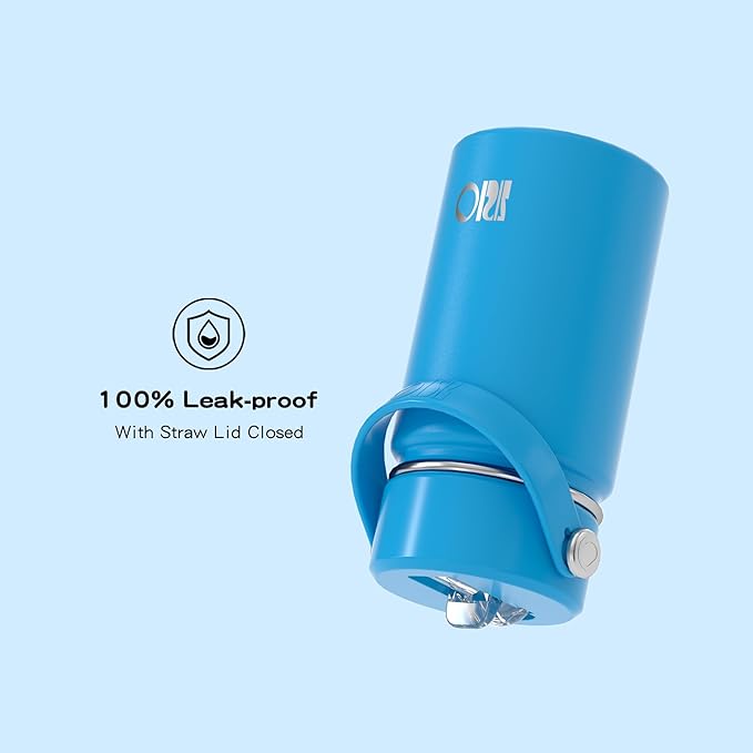 OISIZ Kids Water Bottle with Straw Lid 10oz, Vacuum Insulated 316 Stainless Steel Water Bottles for Kids for School, Leakproof Water Bottle, BPA Free and Keep Cold for 24 Hours