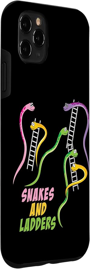 iPhone 11 Pro Max Snakes and Ladders Humor Board Game Gamer Womens Men Kids Case