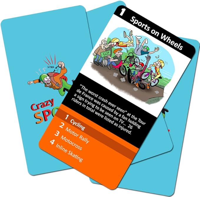 The Purple Cow Go Fish! - Sports - The Classic Card Game with a General Knowledge Boost for Kids & Families Ages 6+