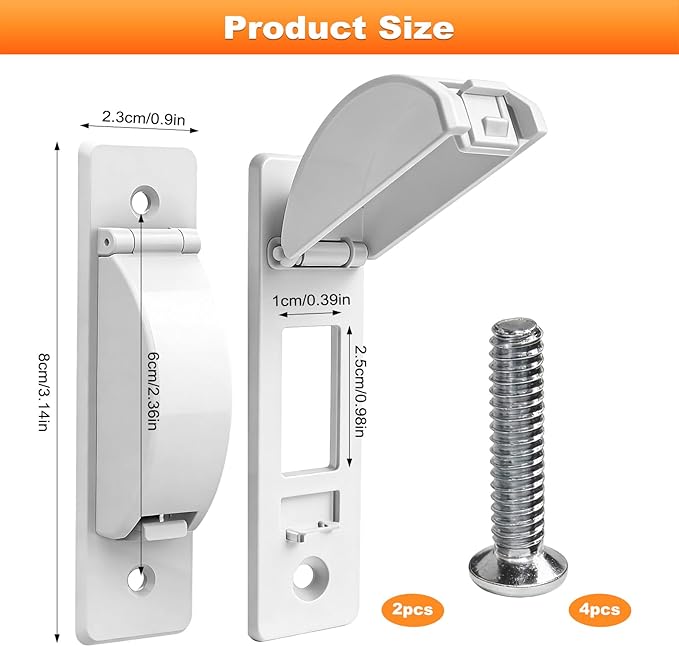 Light Switch Guard, 2 Pack Light Switch Lock, Light Switch Cover Guard, Child Proof Light switch cover, Prevent Children and Adults from Accidentally Turning Your Lights on or off (White)