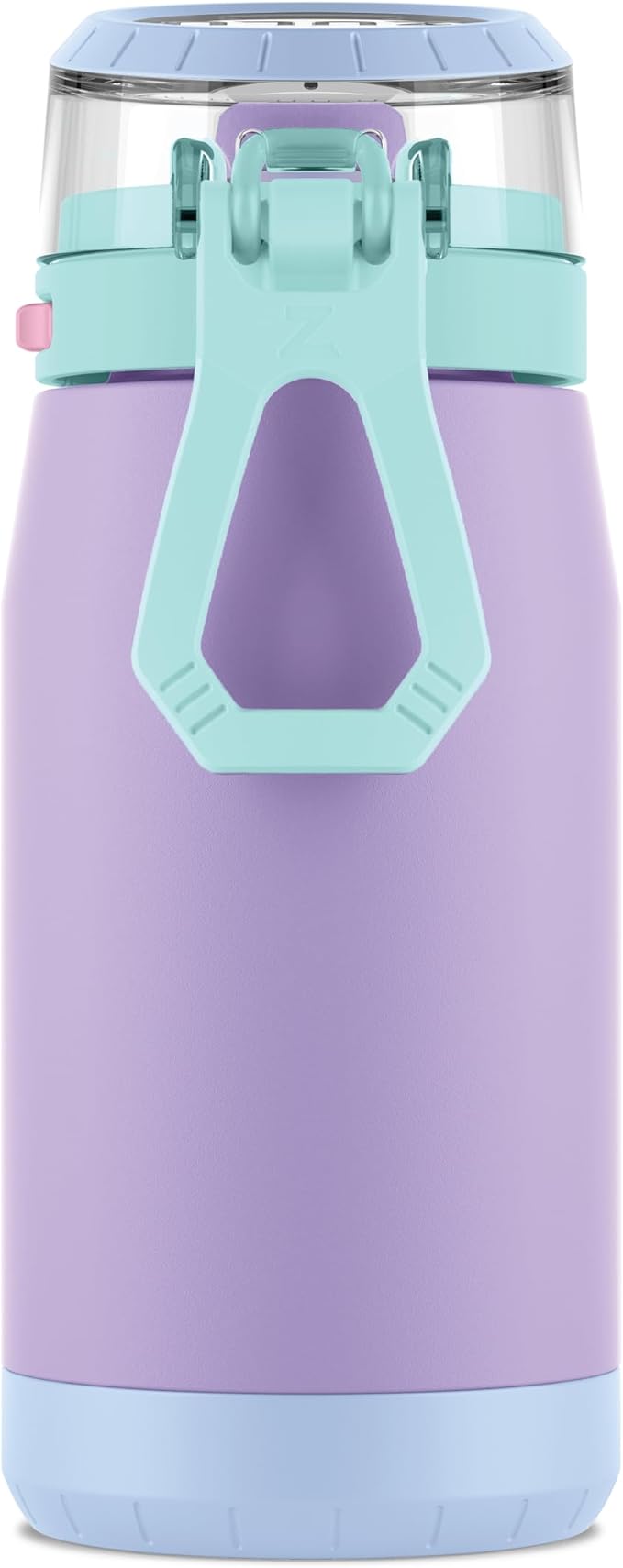 ZULU Kids Flex 12oz Stainless Steel Insulated Water Bottle, Toddler Cup with Silicone Spout, Leak-Proof Locking Flip Lid and Carry Loop for School Backpack, Lunchbox, and Outdoor Sports, Sugar Fairy