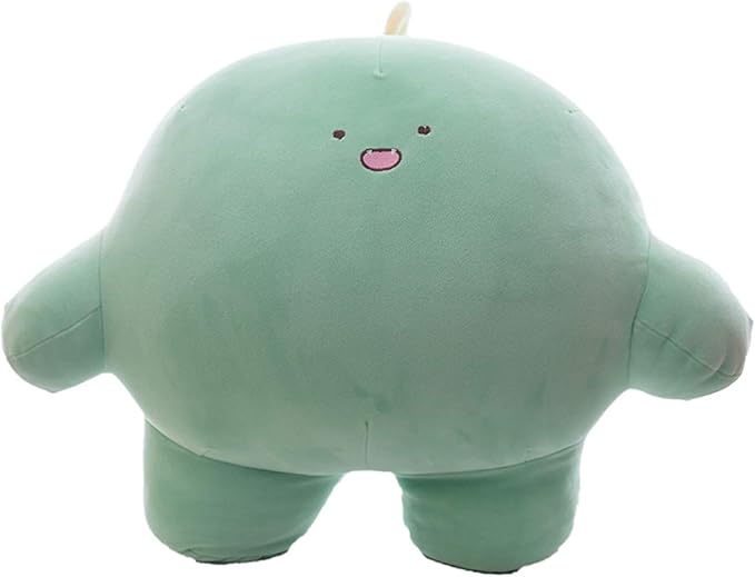 REFAHB 9" Cylindrical Dinosaur Plush Stuffed Toy - Super Soft Hugging Pillow for Kids, Bedding, Sleep & Nap