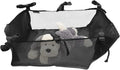 Kisangel Baby Stroller Storage Bag, Baby Stroller Organizer, Oxford Cloth Mesh Bag Pram Bottom Wagon Basket for Nappy Shopping, 13X13X6 Inches