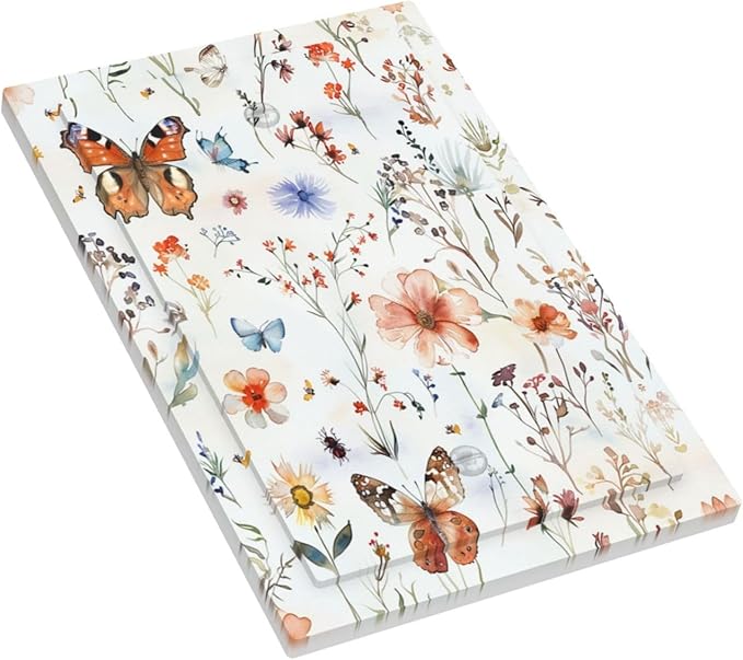 Light Switch Cover Plate Butterfly Floral Boho Multicolor Flower Leave 1 Gang No Device Blank Electrical Wall Plates Faceplate Decorative Switch Plate for Bed Room living Room Decor