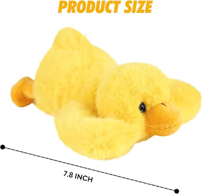 PEACH CAT Duck Plush Cute Duck Stuffed Animals Small Plushies Toy Pillow Gifts for Kids Yellow