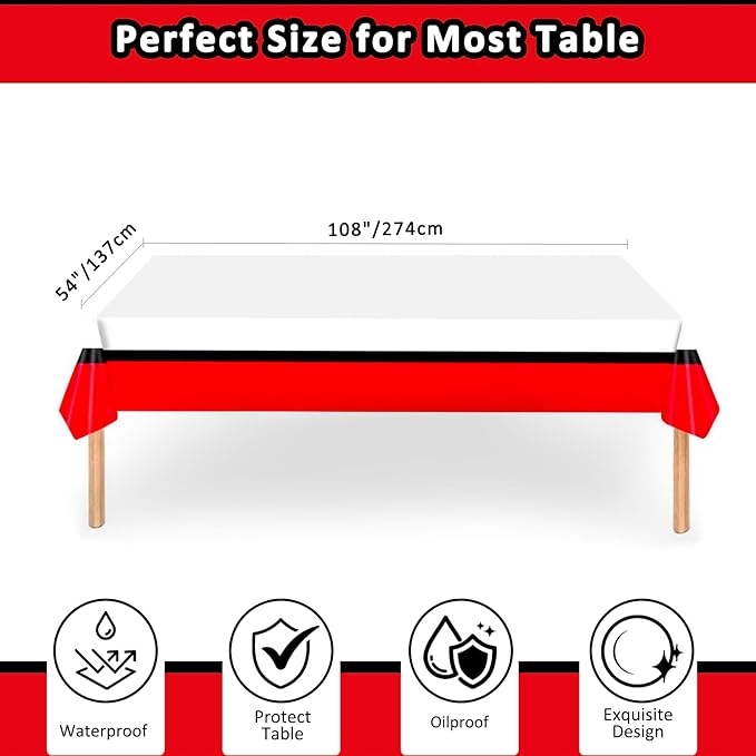 Cartoon Animation Plates and Napkins Party Supplies | 25 7inch Dessert Plates | 25 9inch Disposable Plates | 25 Napkins | 25 Forks | 1 Tablecloth Boy Girl Birthday Games Themed Party Tableware