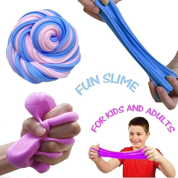Butter Slime Kit Two-Toned 9 Packed for Girl Boys Party Favors Toys, Stocking Stuffers for Kids 6 7 8 9 10 11 12 Years Old