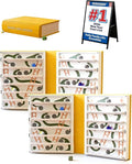 3D Printed Snakes and Ladders Book Toy, Board Games that Look Like Books Design, Classic Strategy Folding Table Game Family Night Travel Toy & Gift for Boys Girls Teens Adults Decoration(2pcs)