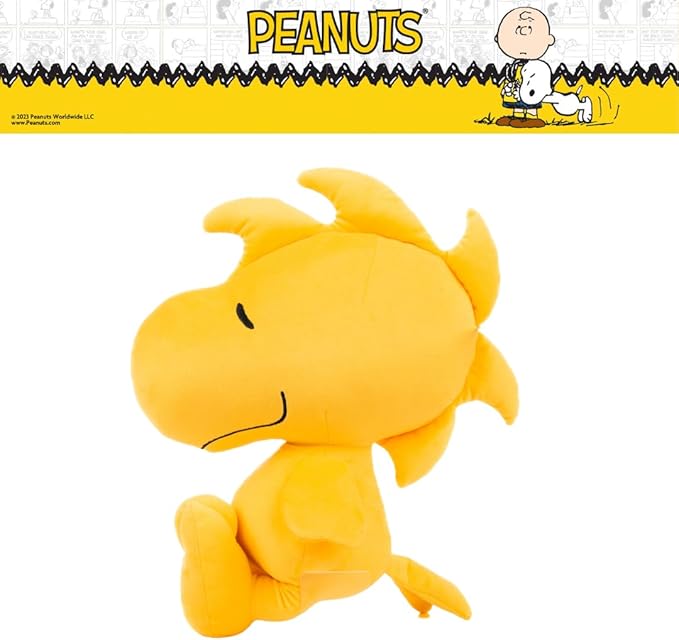 Peanuts Woodstock Plush Cuddly Cuddle Pillow, Super Soft & Cozy, 19" Tall, (Officially Licensed Product) by Franco Collectibles
