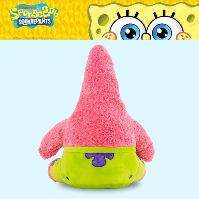Spongebob Squarepants Patrick Star Bedding Super Soft Plush Calming 3Lb Weighted Cuddle Pillow Buddy, Comfort Pillow, (100% Officially Licensed Product) by Franco Calm