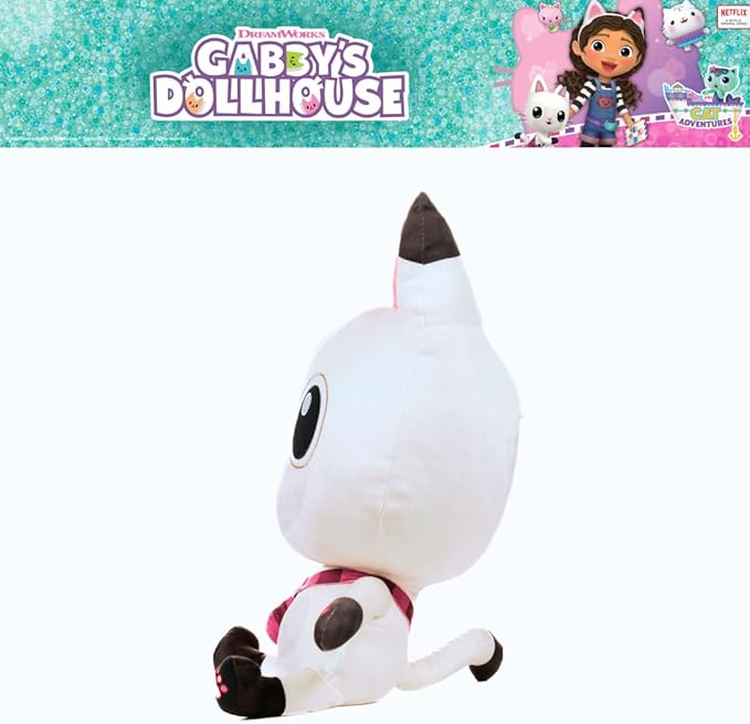 DreamWorks Gabby's Dollhouse Pandy Paws Bedding Super Soft Cozy Cuddle Pillow Buddy, (Officially Licensed Product) By Franco