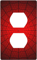Spider Web Outlet Covers Decorative Electrical Outlets Duplex Outlet 1-Gang Wall Plate Receptacle Wall Outlet Cover