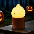 WANIDEA Flameless Candles Lamp, Cute Night Light,Torch Stump Light, LED Tea Lights Candles Rechargeable Night Light,Suitable for Kids lamp Bedroom,Outdoor,Camp, Gift, Christmas,Halloween