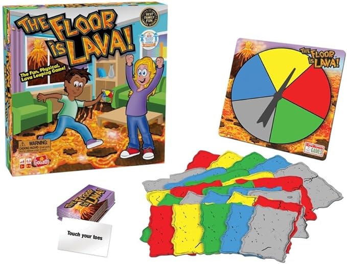 Endless Games The Original The Floor is Lava! Game by Endless Games - Interactive Game For Kids And Adults - Promotes Physical Activity - Indoor And Outdoor Safe
