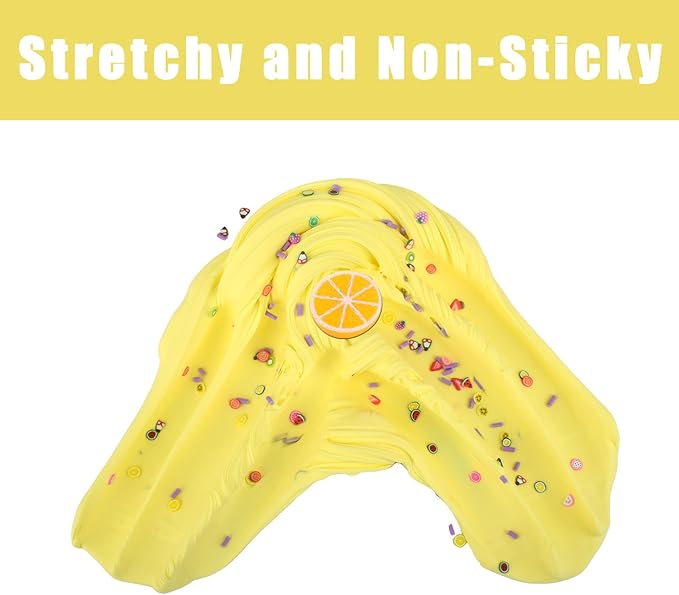 Scented Slime Kit with 7 Pack Butter Slimes,Dual Colored Pink Slime Watermelon Charms,Super Soft and Non-Sticky, Stress Relief Toy Party Favors Birthday Gifts for Girls,Ages 4-12 - Party Favors.