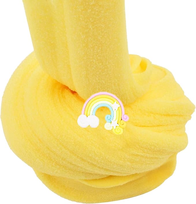 Cloud Slime Kit - 4 Pack Soft and Non-Sticky Slime, for Kids Party Favors, School Education and Stress Relief, Great Birthday Gifts for Girls and Boys