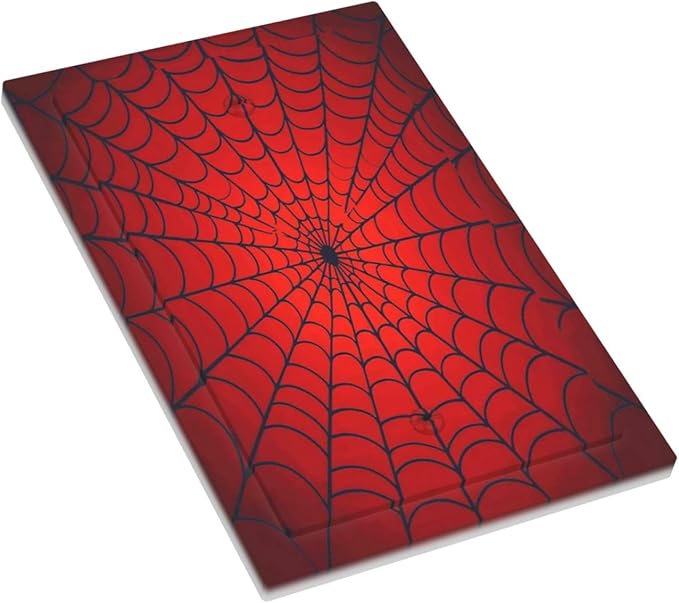 Red Spider Web Black Line Simplicity Light Switch Cover Plate 1 Gang No Device Blank Electrical Wall Plates Faceplate Decorative Switch Plate For Kids Room Home Decor