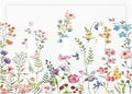 Boho Watercolor Wildflowers Floral Plants Flower Decorative Switch Plates 3 Gang Wall Plate Triple Toggle Light Switch Cover Faceplate Electrical Wall Panels for Bedroom Living Room Decor