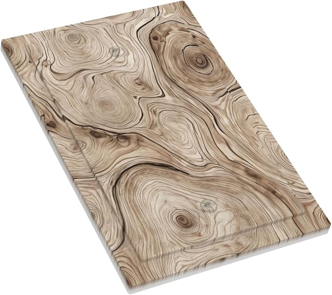 Tree Annual Rings Burl Texture Brown Wood Grain Print Light Switch Cover Plate 1 Gang No Device Blank Electrical Wall Plates Faceplate Decorative Switch Plate Covers for Farmhouse Bedroom Decor