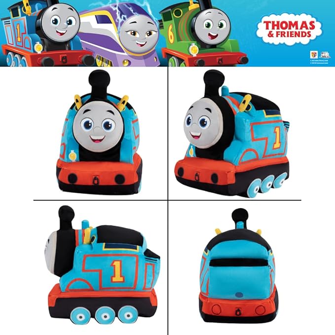 Thomas & Friends Engine Train Kids Bedding Super Soft Plush Cuddle Pillow Buddy, (Officially Licensed Product) By Franco