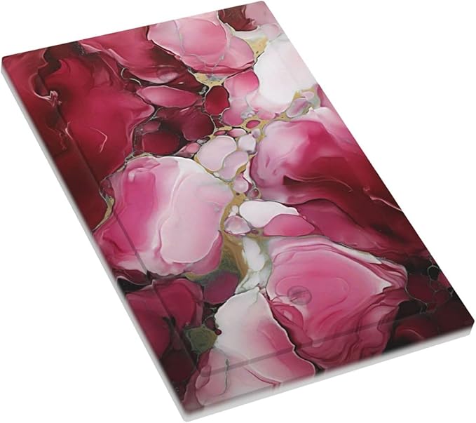 Decorative Light Switch Cover Plate Abstract Luxury Red Gold Marble Textures 1 Gang No Device Single Blank Outlet Covers Wall Plate Cover Switchplate Electrical Face Plate for Home Decor
