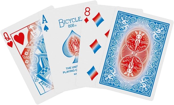 Bicycle Sparkler Playing Cards – Made in USA - Tribute to American Flag & Dazzling Fireworks Deck, Bold Patriotic Collectible Card Set for Fourth of July Parties, Americana Gifts, Family Game Night