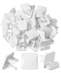 Bates- Outlet Covers Child Proof, 50 Pack, White, 3 Prong Outlet Covers