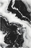 Ink Painting Marble Black White Abstract Luxurious Print Light Switch Cover Plate 1 Gang No Device Blank Electrical Wall Plates Faceplate Decorative Switch Plate Covers for Kitchen Office Decor