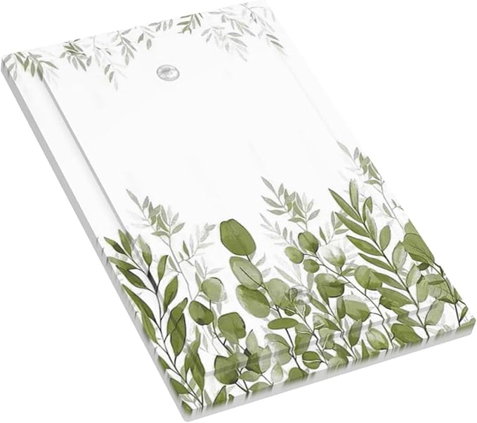 Green Eucalyptus Plant Leaves Vine Light Switch Cover Plate 1 Gang No Device Blank Electrical Wall Plates Faceplate Decorative Switch Plate for Bed Room Living Room Decor