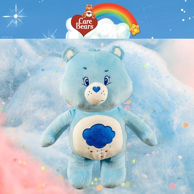 Care Bears Grumpy Bear Bedding Super Soft Cozy Decorative Pillow, (Officially Licensed Product) By Franco Collectibles