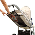 Universal Stroller Organizer, Universal Baby Stroller Hanging Mesh Pocket with Detachable Straps, Infant Prams Storage Organizer Bag