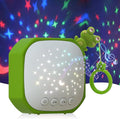 White Noise Sound Machine Baby with Star Projector | Portable Sleep Music Sound with Hook for Nursery, Bedroom, Travel, Infant, The Best Gift for Baby (Frog)