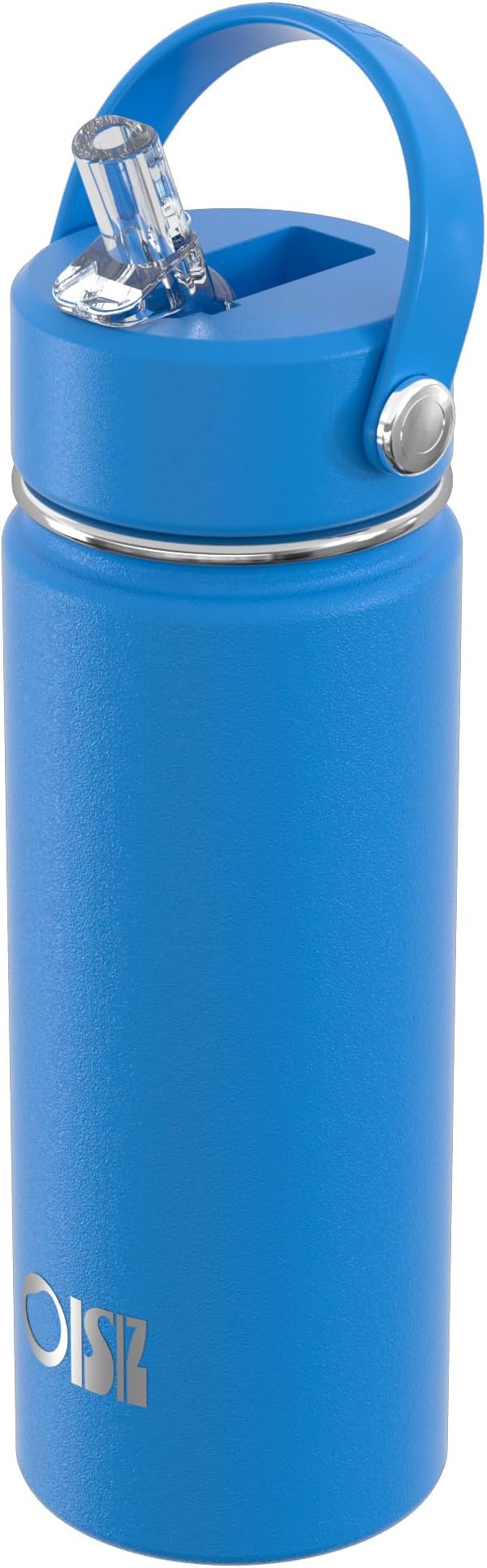 OISIZ 18oz Kids Water Bottle with Straw Lid, Vacuum Insulated Water Bottle Stainless Steel Water Bottles for Kids for School, Leakproof Water Bottle, BPA Free and Keep Cold for 24 Hours