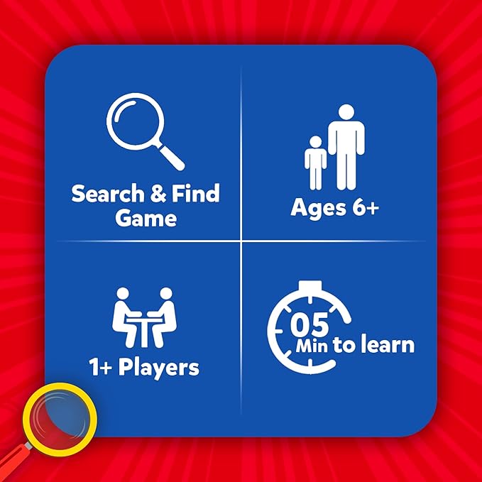 Skillmatics Board & Card Game - Found It, Scavenger Hunt for Kids, Adults, Families, Educational Game Collections, Fun, Gifts for Ages 6, 7, 8, 9 and Up