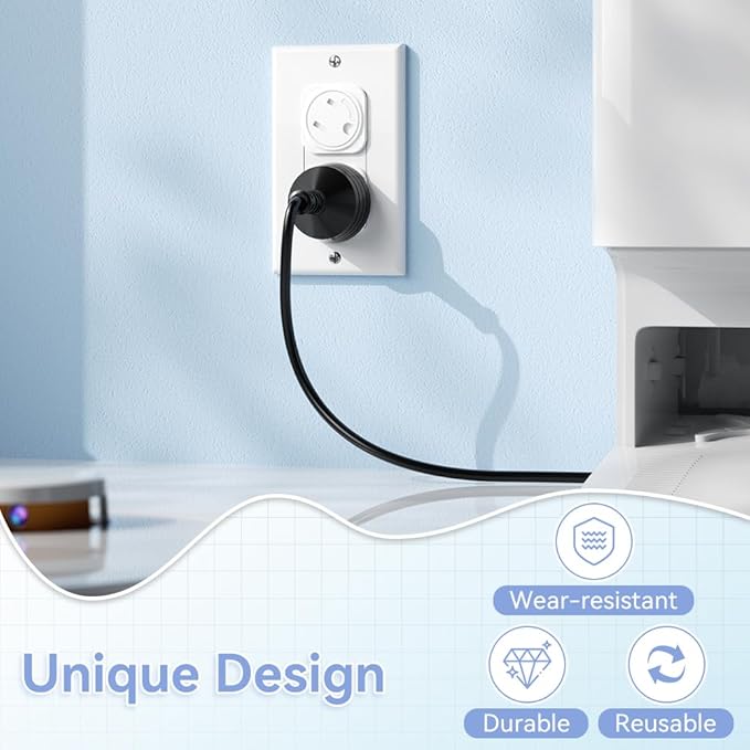 SAFELON 20 Pcs Electrical Safety Plug Socket Covers US, Child Baby Safety Plug Socket Covers for Sockets, Protection Against Electric Shock for Children (White)