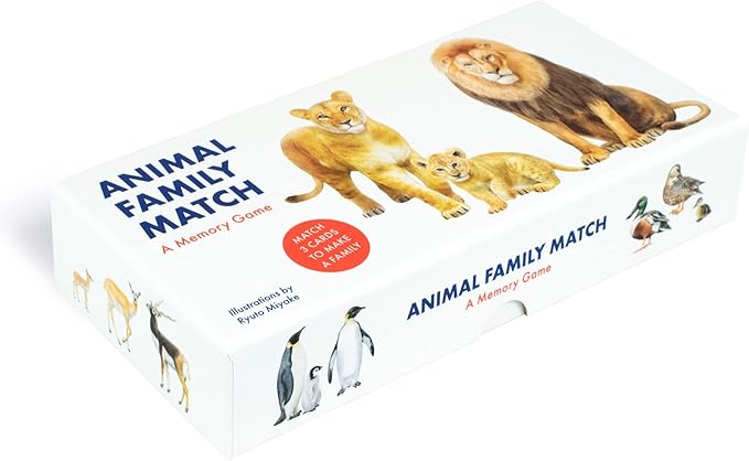Laurence King Animal Family Match: A Matching Memory Game