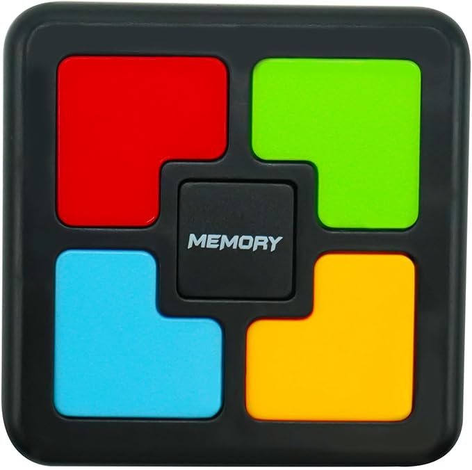 Gelabur Handheld Memory Games for Kids Ages 4-8, Light Up Electronic Toys, Car Travel Board Games for Kids,Birthday Gifts for 3-12 Year Old Boys