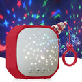 Portable Sound Machine Baby with Star Projector | White Noise Sound Machine for Sleep | Baby Noise Machine with Hook for Children's Bedroom, Travel, Car, Christmas Holidays Gifts (Snowman)
