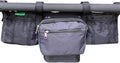 Double Stroller Organizer for Bob Duallie and Baby Jogger City Mini GT With Purse and Insulated Pocket.