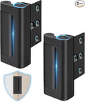 Door Reinforcement Lock for Front Door, Child Proof Top of Door Safety Latch Extra Flip Door Lock Withstand 800 Lbs High Home Security Night Guardian for Inward Swinging Doors Kids Safety Stop Entry
