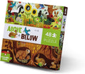 Crocodile Creek Above + Below 48-Piece Jigsaw Floor Puzzle - Fun Floor Puzzles for Kids Ages 4-8 - Backyard Discovery - 27 x 20 inches Finished