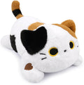 Weighted Calico Cat Plush,Realistic Weighted Cat Stuffed Animal,Sensory Comfort Huggable Small Weighted Plush Pillow for Kids Boys Girls Christmas Birthday Gifts,9.8 Inch,0.8 Lbs