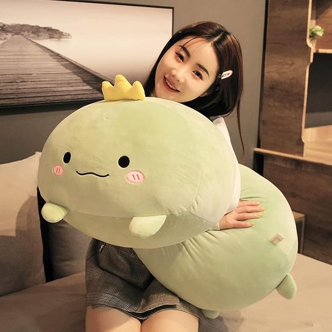 Dinosaur Plush Hugging Pillow, Soft Dinosaur Stuffed Animals Toys Gifts, 33.5"