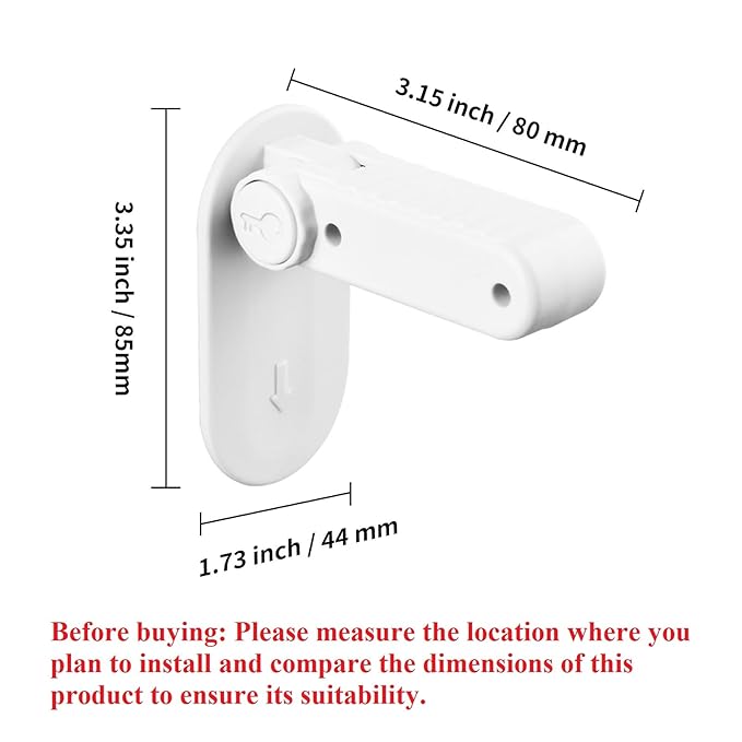 Childproof Door Lever Lock Prevents Toddlers Pets from Opening Doors, No Drill Tool Needed Easy to Instal, Child Safety Locks for Doors, Windows, washrooms (Black, Pack, 4)