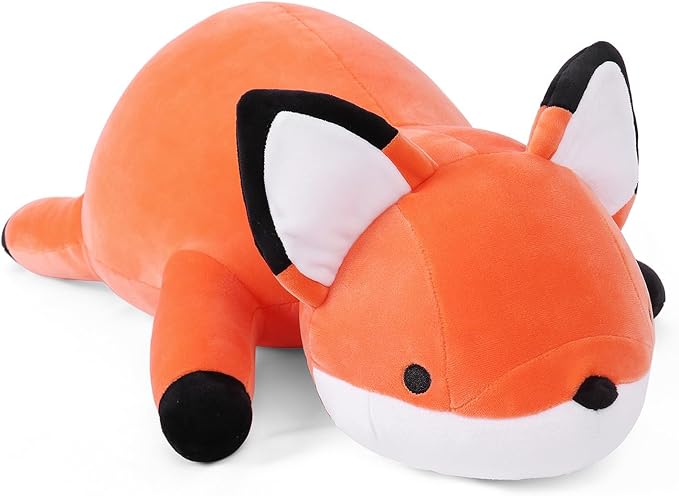 22in 4.2lbs Weighted Stuffed Animals, Fox Stuffed Animal Weighted Plush,Comfortable Plushies Gift for Kids and Adults
