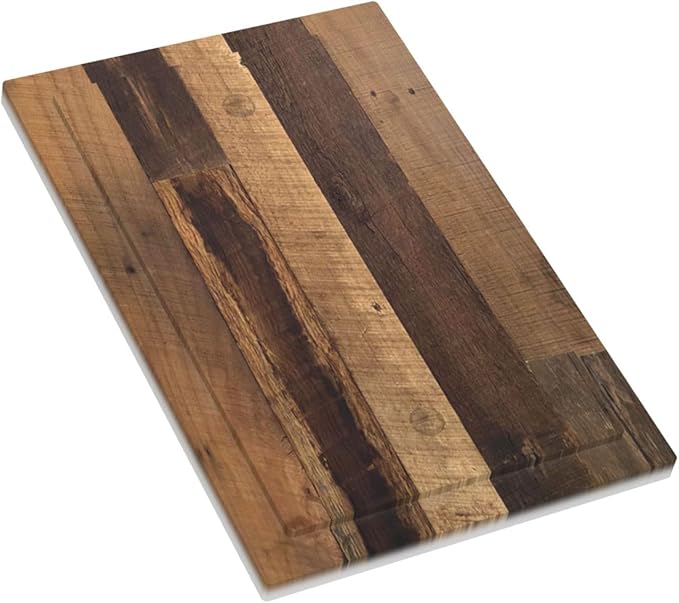 Light Switch Cover Plate Natural Wood Brown Wooden Planks 1 Gang No Device Blank Electrical Wall Plates Faceplate Decorative Switch Plate For Farmhouse Cabin Decor