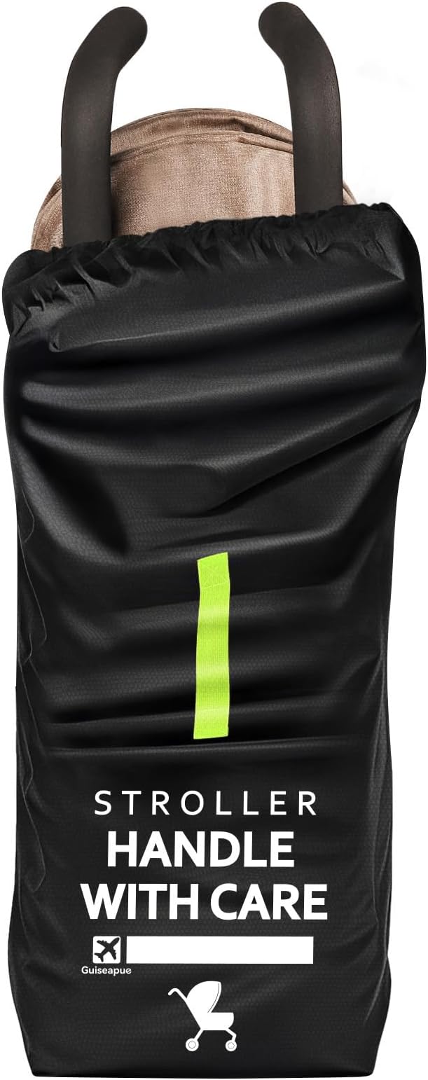 Guiseapue Umbrella Strollers Bag for Airplane Travel Bag for Air Travel, Stroller Cover Accessories Fits Most Single Umbrella Baby Strollers, Christmas Baby Shower Gifts, Flying Essentials